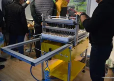 A demo of a sowing machine of Dusan Takina attracted a lot of people. It was one of the few examples of automatization at the exhibition. Robot companies were not present and the number of companies with machine lines was also low.